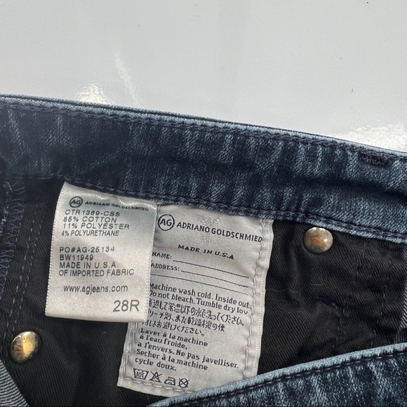 AG Adriano Goldschmied Jeans Ladies Size 28R - Picture 5 of 5